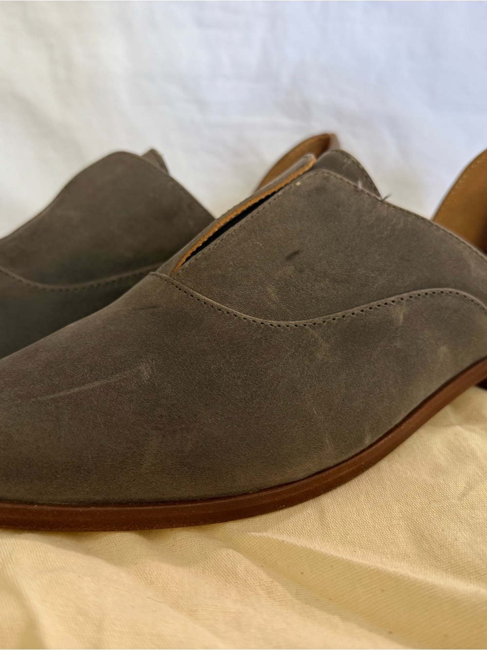 Women’s Emma d’Orsey Grey suade Loafers